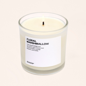 Floral Marshmallow Candle