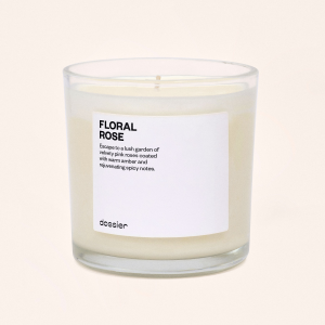 Floral Rose Candle